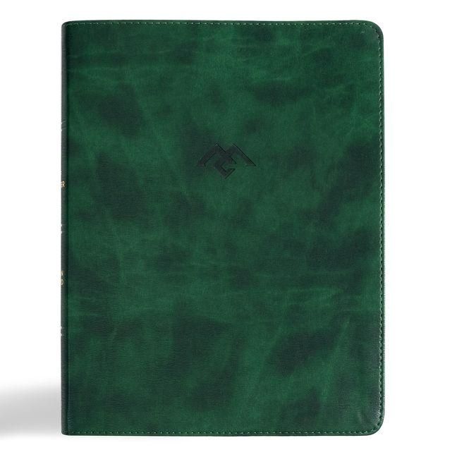 Produktbild: CSB Men of Character Bible, Revised and Updated, Forest Leathertouch, Indexed