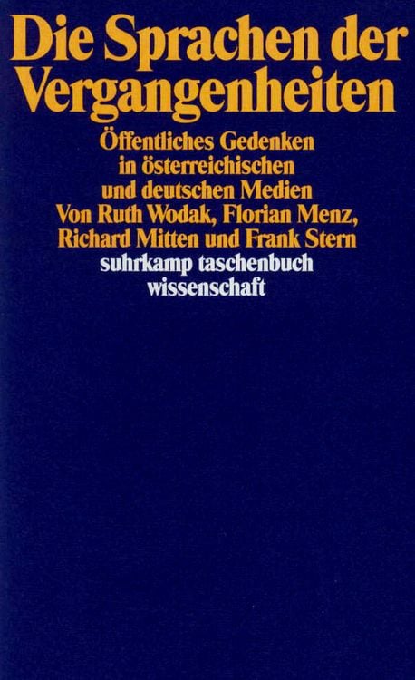 Produktbild: Die Sprachen der Vergangenheiten