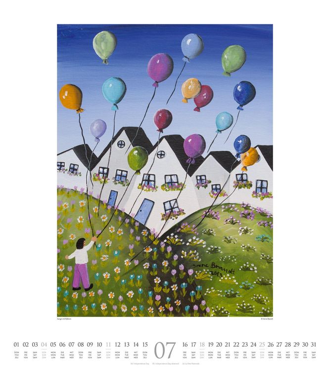 Produktbild: Naive Malerei Kalender 2027