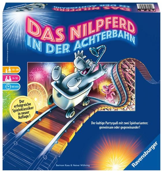 Produktbild: Das Nilpferd in der Achterbahn - Gesellschaftsspiel & Brettspiel ab 10 Jahre