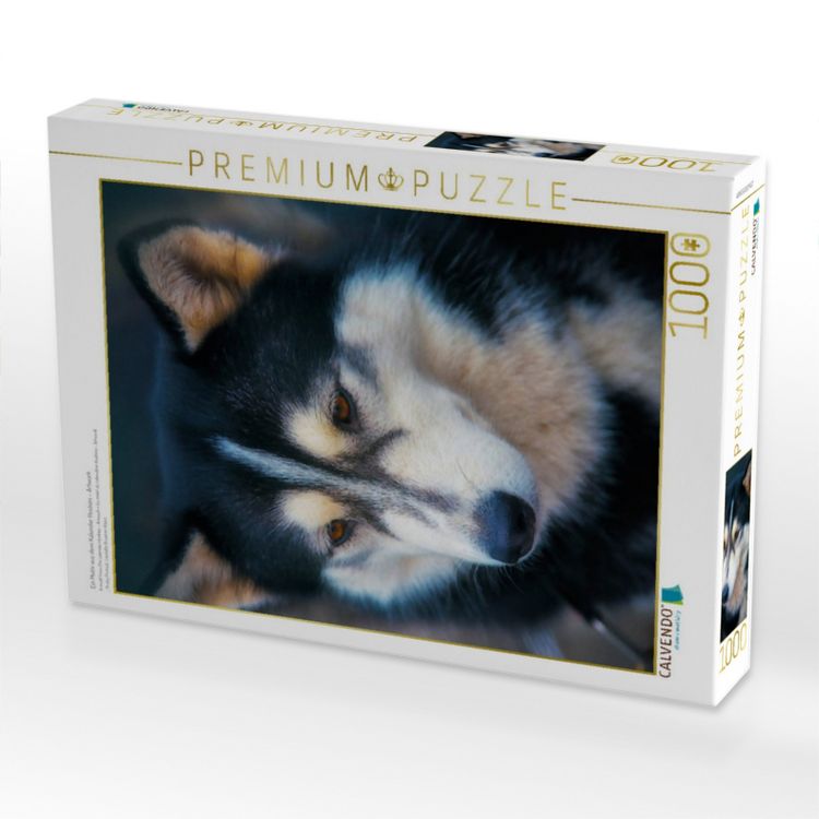 Produktbild: CALVENDO Puzzle Ein Motiv aus dem Kalender Huskies - Artwork | 1000 Teile Lege-Gr&ouml;&szlig;e 64x48cm Foto-Puzzle f&uuml;r gl&uuml;ckliche Stunden