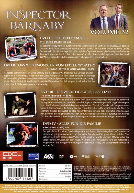 Inspector Barnaby Vol. 32 [4 DVDs]