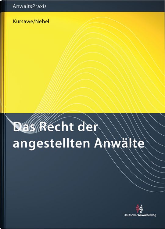 Produktbild: Das Recht der angestellten Rechtsanw&auml;lte