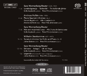 Produktbild: Wennerberg-Reuter/Stenhammar/Hall'n