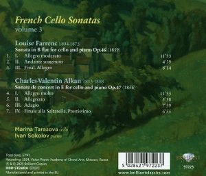 Produktbild: French Cello Sonatas,Vol.3