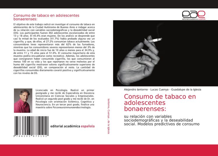 Produktbild: Consumo de tabaco en adolescentes bonaerenses: