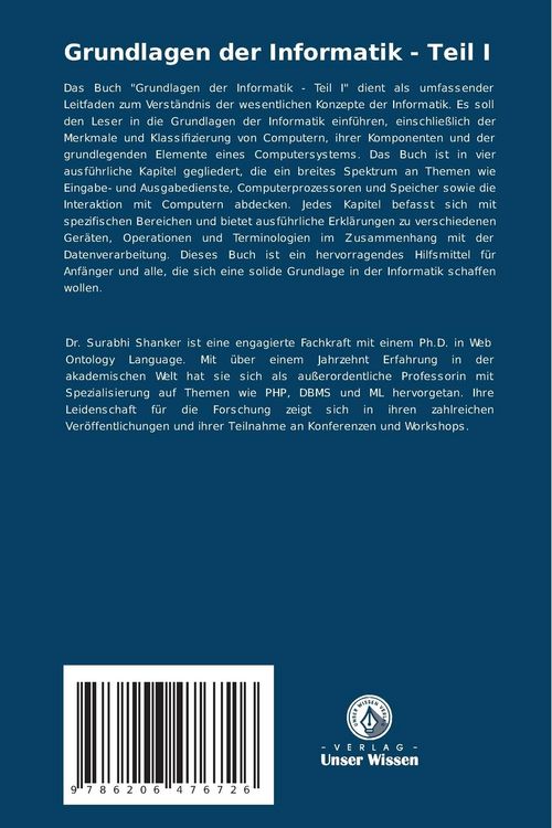 Produktbild: Grundlagen der Informatik - Teil I