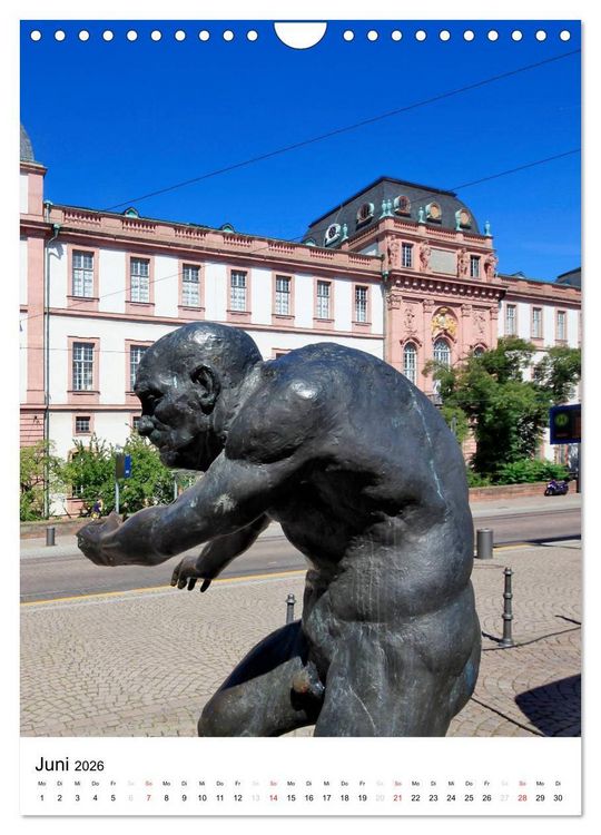 Produktbild: Darmstadt 2026 Bilder vom Frankfurter Taxifahrer Petrus Bodenstaff (Wandkalender 2026 DIN A4 hoch), CALVENDO Monatskalender