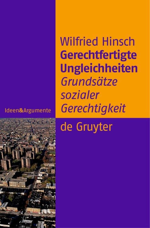 Produktbild: Gerechtfertigte Ungleichheiten