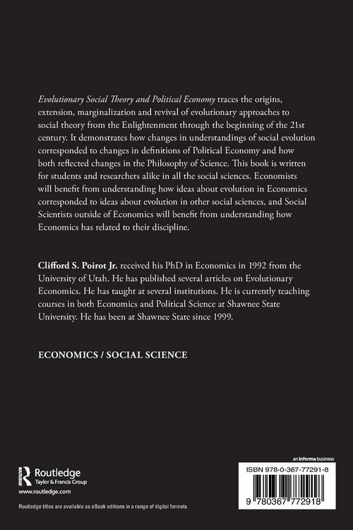 Produktbild: Evolutionary Social Theory and Political Economy