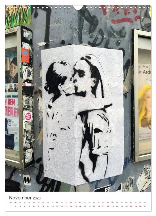 Produktbild: StreetArt Berlin (Wandkalender 2026 DIN A3 hoch), CALVENDO Monatskalender
