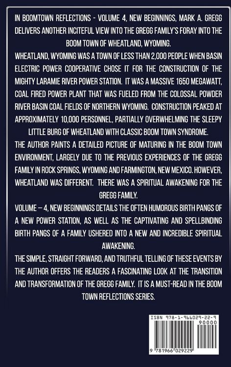 Produktbild: A New Beginning (Boom Town Reflections Volume 4)