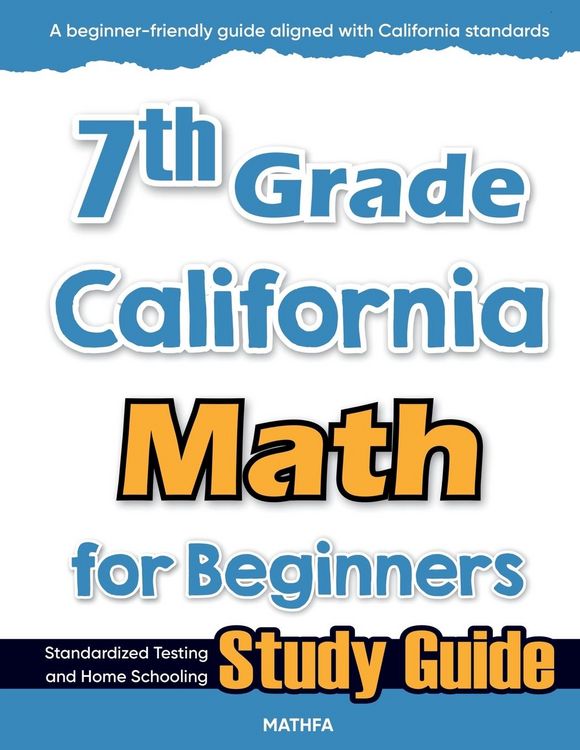 Produktbild: 7th Grade California Math for Beginners