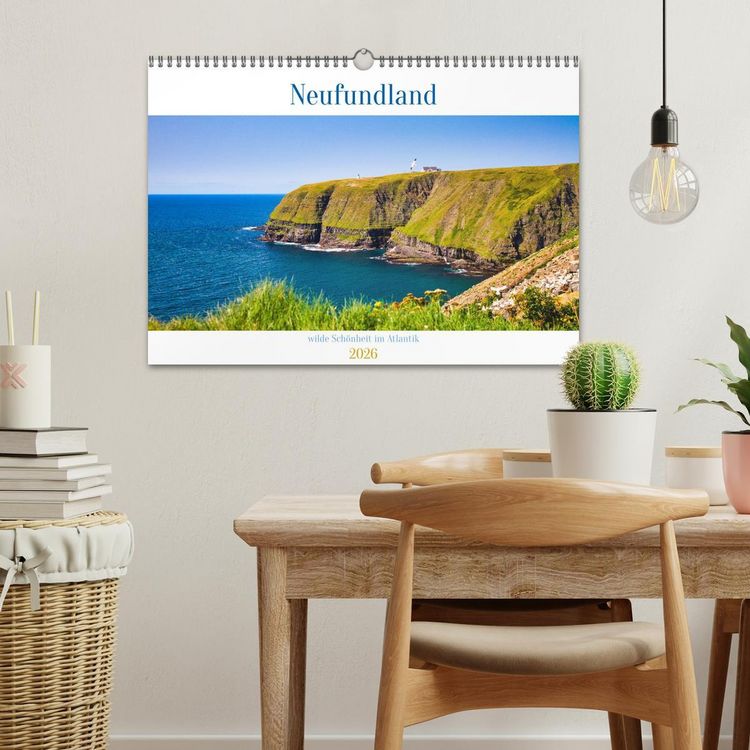 Produktbild: Neufundland - wilde Sch&ouml;nheit im Atlantik (Wandkalender 2026 DIN A3 quer), CALVENDO Monatskalender