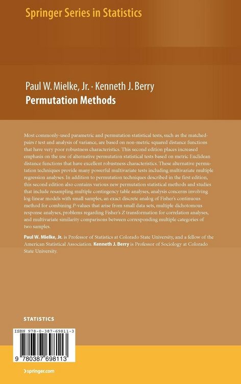 Produktbild: Permutation Methods