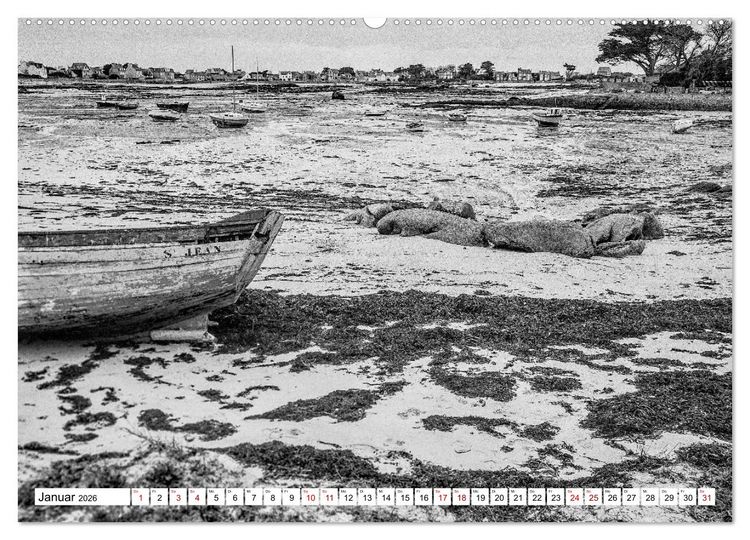 Produktbild: Bretagne Mythen und Steine (hochwertiger Premium Wandkalender 2026 DIN A2 quer), Kunstdruck in Hochglanz