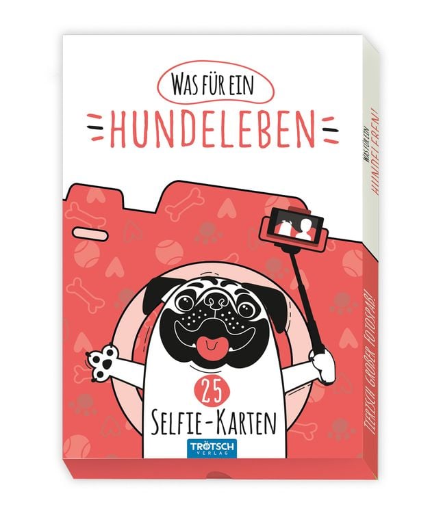 Produktbild: Tr&ouml;tsch Kartenset Selfiekarten Was f&uuml;r ein Hundeleben