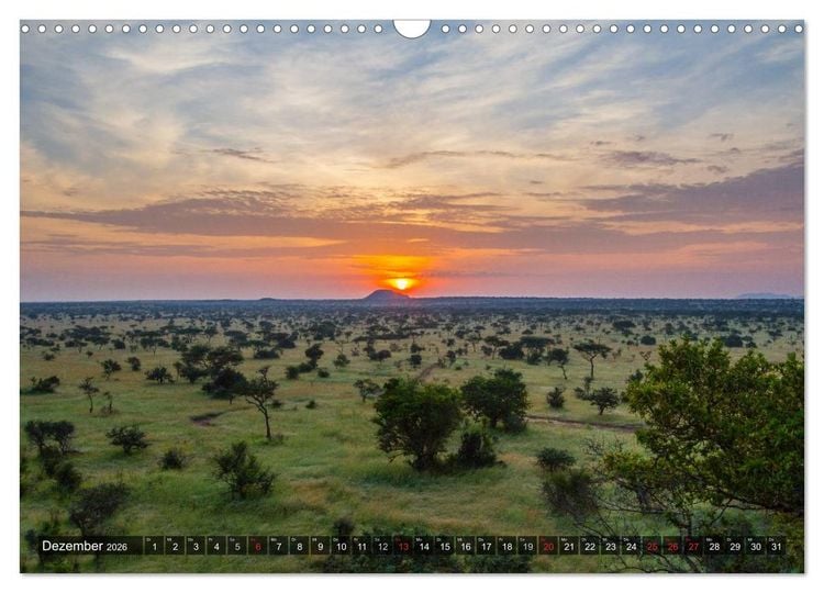 Produktbild: Abenteuer Tansania, Afrika (Wandkalender 2026 DIN A3 quer), CALVENDO Monatskalender