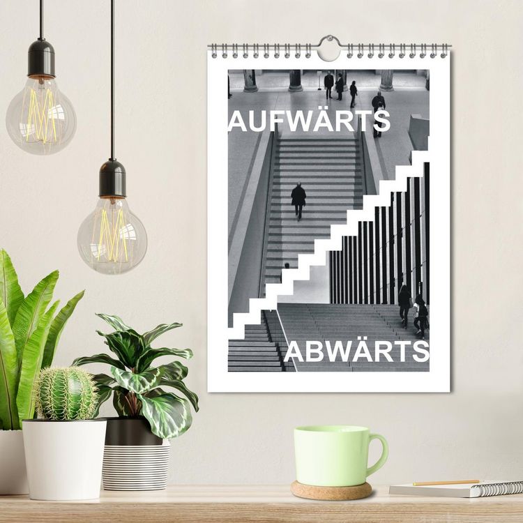 Produktbild: AUFW&Auml;RTS - ABW&Auml;RTS (Wandkalender 2026 DIN A4 hoch), CALVENDO Monatskalender