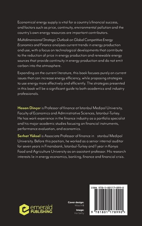 Produktbild: Multidimensional Strategic Outlook on Global Competitive Energy Economics and Finance