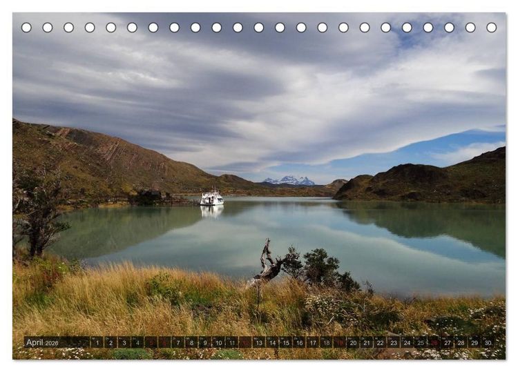 Produktbild: Argentinien und Chile - vom Regenwald bis Feuerland (Tischkalender 2026 DIN A5 quer), CALVENDO Monatskalender