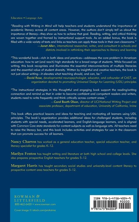 Produktbild: Reading with Writing in Mind