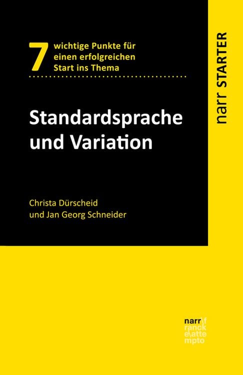Produktbild: Standardsprache und Variation