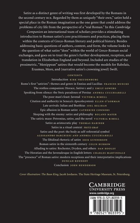 Produktbild: The Cambridge Companion to Roman Satire