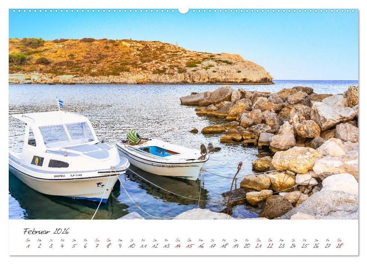 Produktbild: Rhodos - Die faszinierende Insel in der &Auml;g&auml;is (hochwertiger Premium Wandkalender 2026 DIN A2 quer), Kunstdruck in Hochglanz