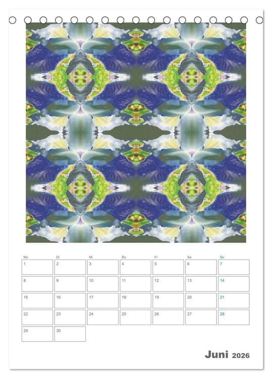 Produktbild: Axis Mater Naturae (Tischkalender 2026 DIN A5 hoch), CALVENDO Monatskalender