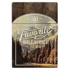 Produktbild: 101 Favorite Bible verses form men box of blessings