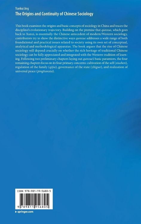 Produktbild: The Origins and Continuity of Chinese Sociology