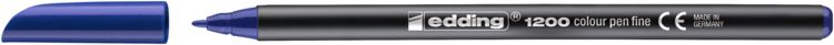 Produktbild: EDDING&reg; Fasermaler 1200, blau