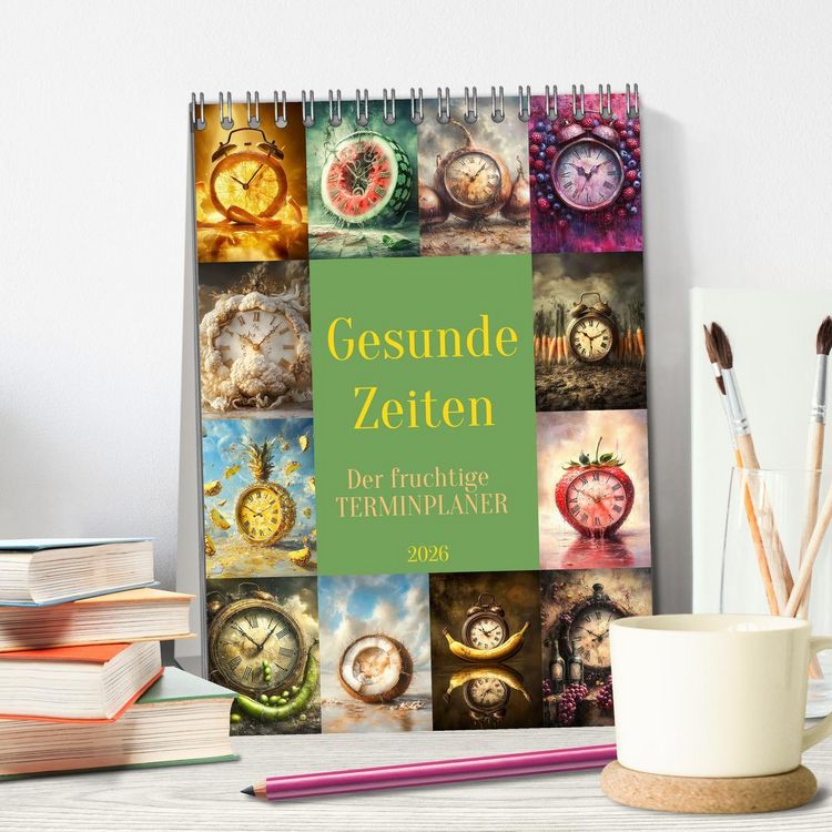 Produktbild: Gesunde Zeiten (Tischkalender 2026 DIN A5 hoch), CALVENDO Monatskalender