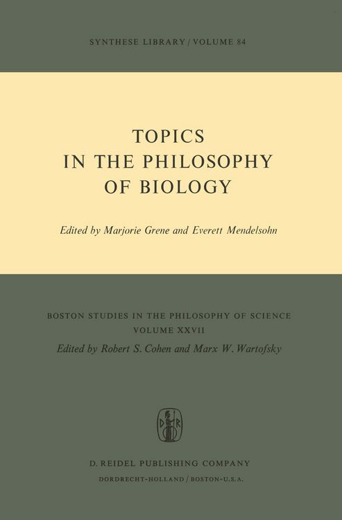 Produktbild: Topics in the Philosophy of Biology