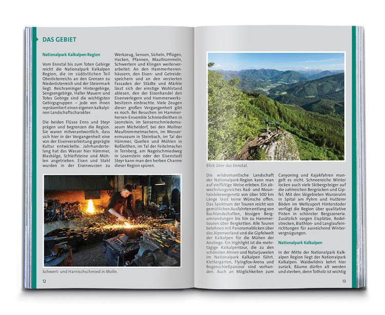 Produktbild: KOMPASS Wanderf&uuml;hrer Nationalpark Kalkalpen - Pyhrn-Priel, Enns- und Steyrtal, 56 Touren mit Extra-Tourenkarte