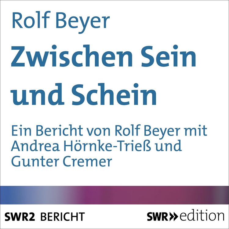 Produktbild: Zwischen Sein und Schein