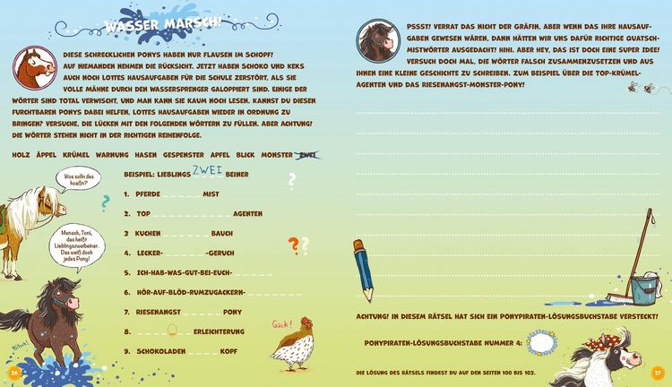 Produktbild: Mein Haferhorde-Ferienbuch