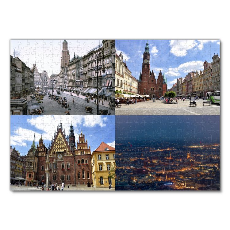 Produktbild: Lais Puzzle Collage Breslau 500 Teile