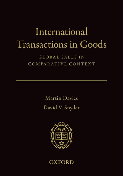Produktbild: International Transactions in Goods