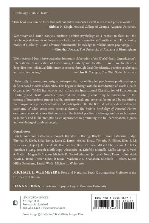 Produktbild: Positive Psychology of Personal Factors
