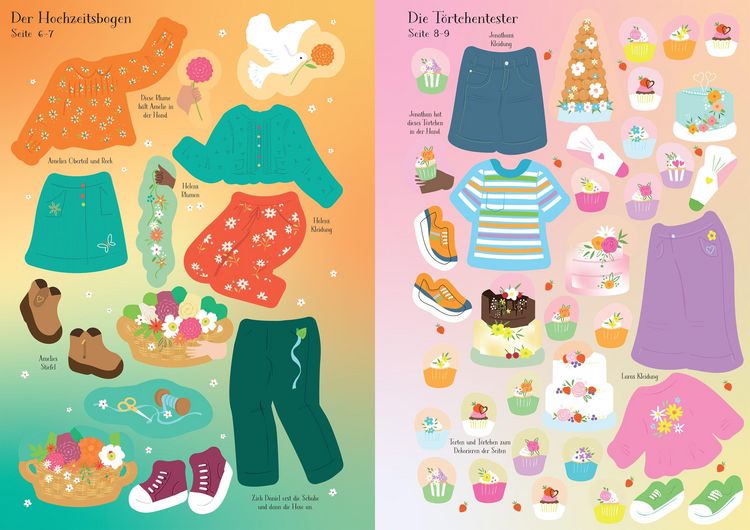 Produktbild: Mein erstes Anziehpuppen-Stickerbuch: Helen auf dem Hochzeitsfest