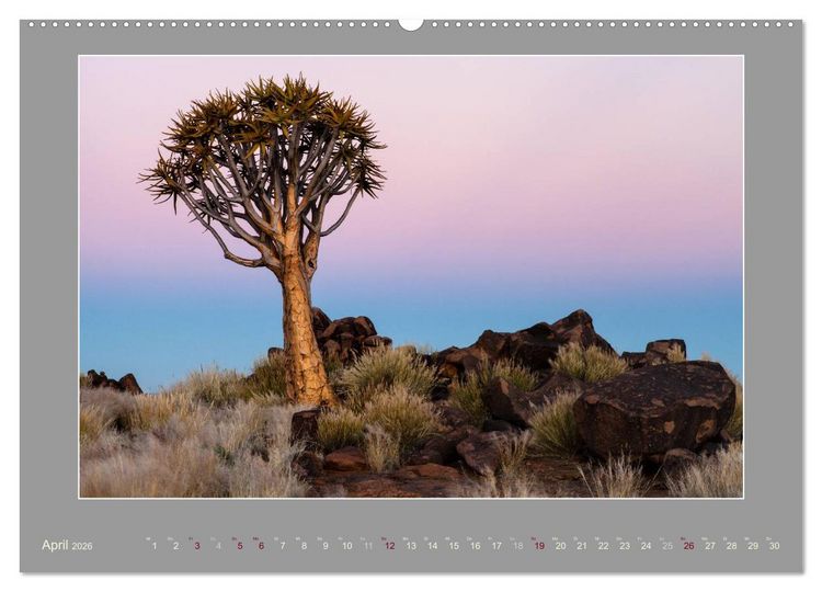 Produktbild: Namibia - Die Farben der Namib (hochwertiger Premium Wandkalender 2026 DIN A2 quer), Kunstdruck in Hochglanz