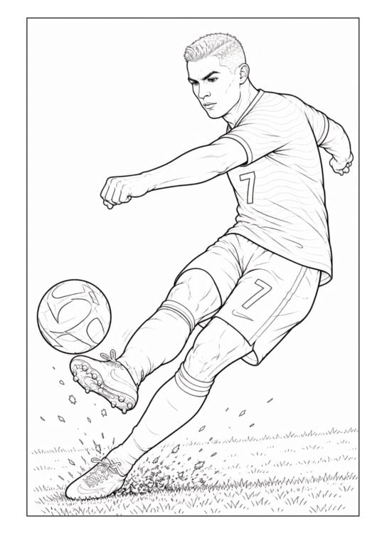 Produktbild: WM 2026 Fu&szlig;ball Malbuch f&uuml;r Kinder ab 6 Jahren mit 70 authentischen Spielerzeichnungen
