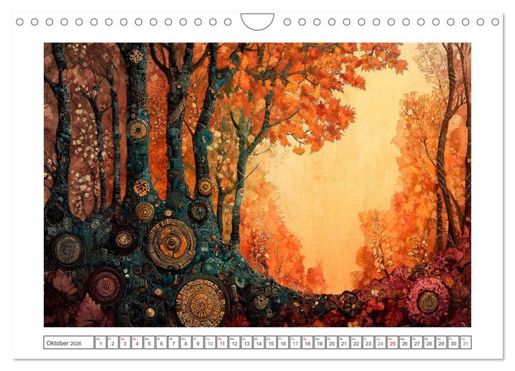 Produktbild: Waldsicht - Ein Lichterspiel (Wandkalender 2026 DIN A4 quer), CALVENDO Monatskalender