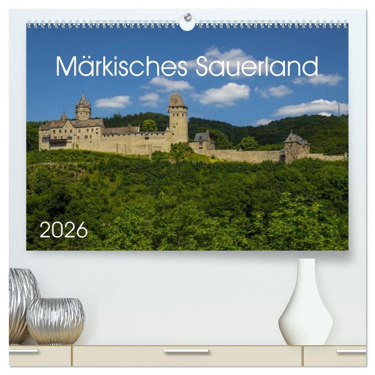 Produktbild: M&auml;rkisches Sauerland (hochwertiger Premium Wandkalender 2026 DIN A2 quer), Kunstdruck in Hochglanz