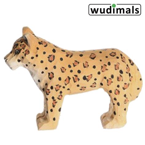 Produktbild: Wudimals A040461 - Leopard, Leopard, handgeschnitzt aus Holz