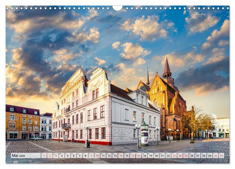 Produktbild: G&uuml;strow Impressionen (Wandkalender 2026 DIN A3 quer), CALVENDO Monatskalender