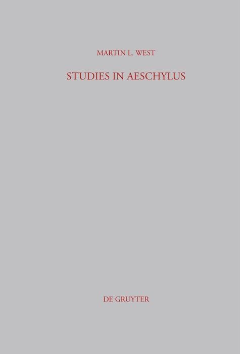 Produktbild: Studies in Aeschylus