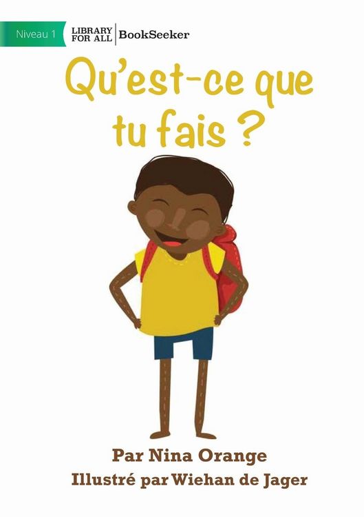 Produktbild: What Are You Doing? - Qu'est-ce que tu fais ?